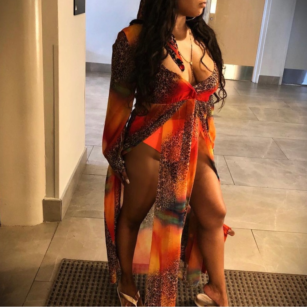 Custom design swim cover-up